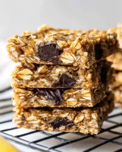 4-Ingredient Banana Oat Bars