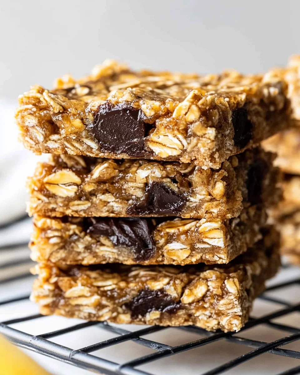 4-Ingredient Banana Oat Bars