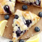 Almond Flour Lemon Blueberry Scones