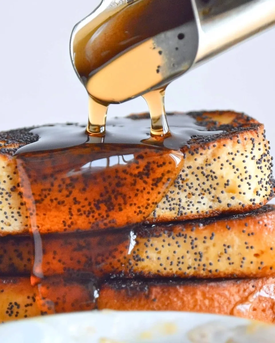 Almond Poppy Seed French Toast