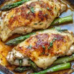 Asparagus Stuffed Chicken Fillet