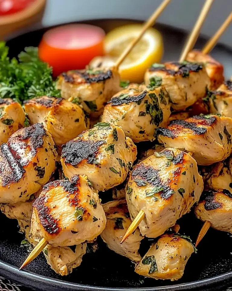 Authentic Greek Chicken Souvlaki