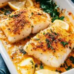 Baked Cod with Lemon