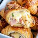 Baked Ham and Cheese Croissants