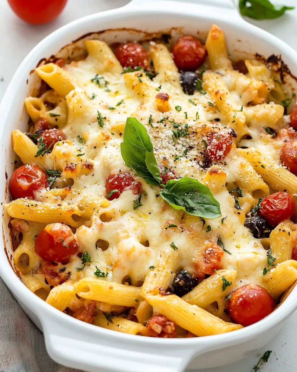 Baked Mediterranean Pasta Baked