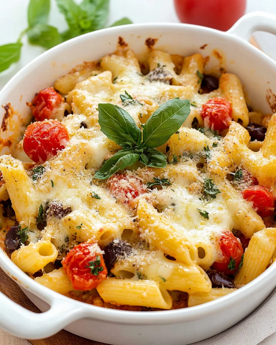 Baked Mediterranean Pasta Baked