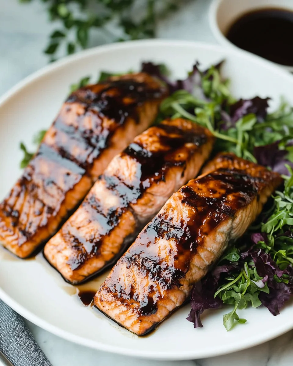 Balsamic Glazed Salmon Balsamic
