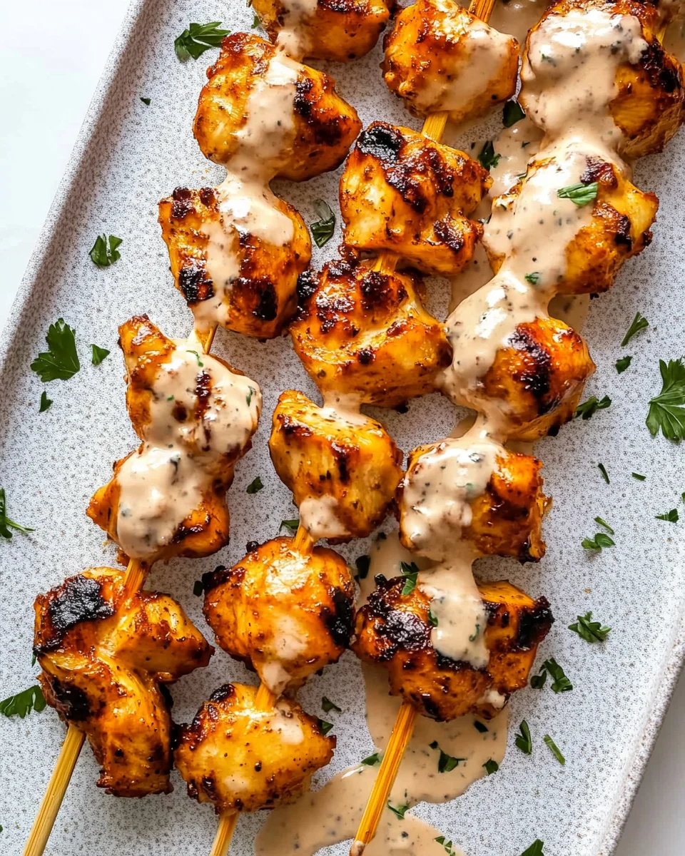 Bang Bang Chicken Skewers Bang Bang Chicken Skewers