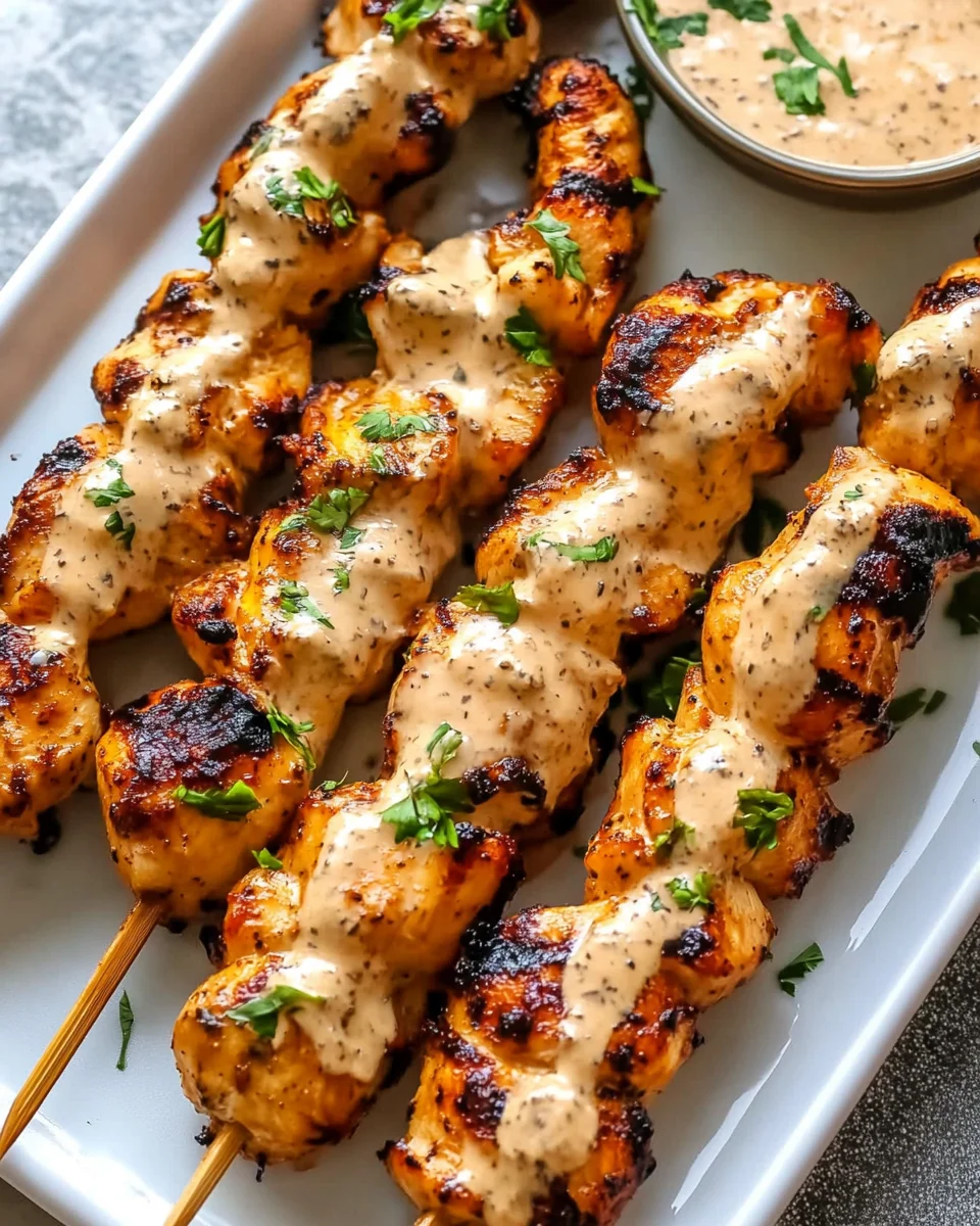 Bang Bang Chicken Skewers Bang