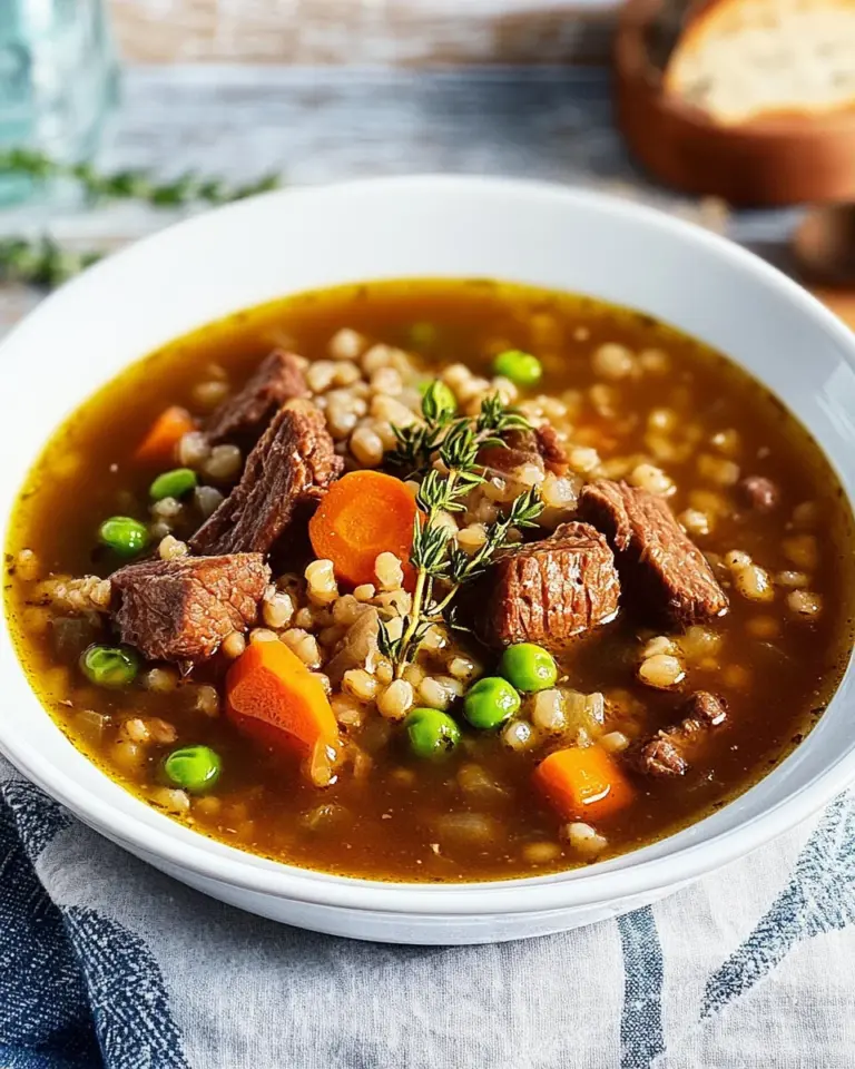 Beef Barley Soup