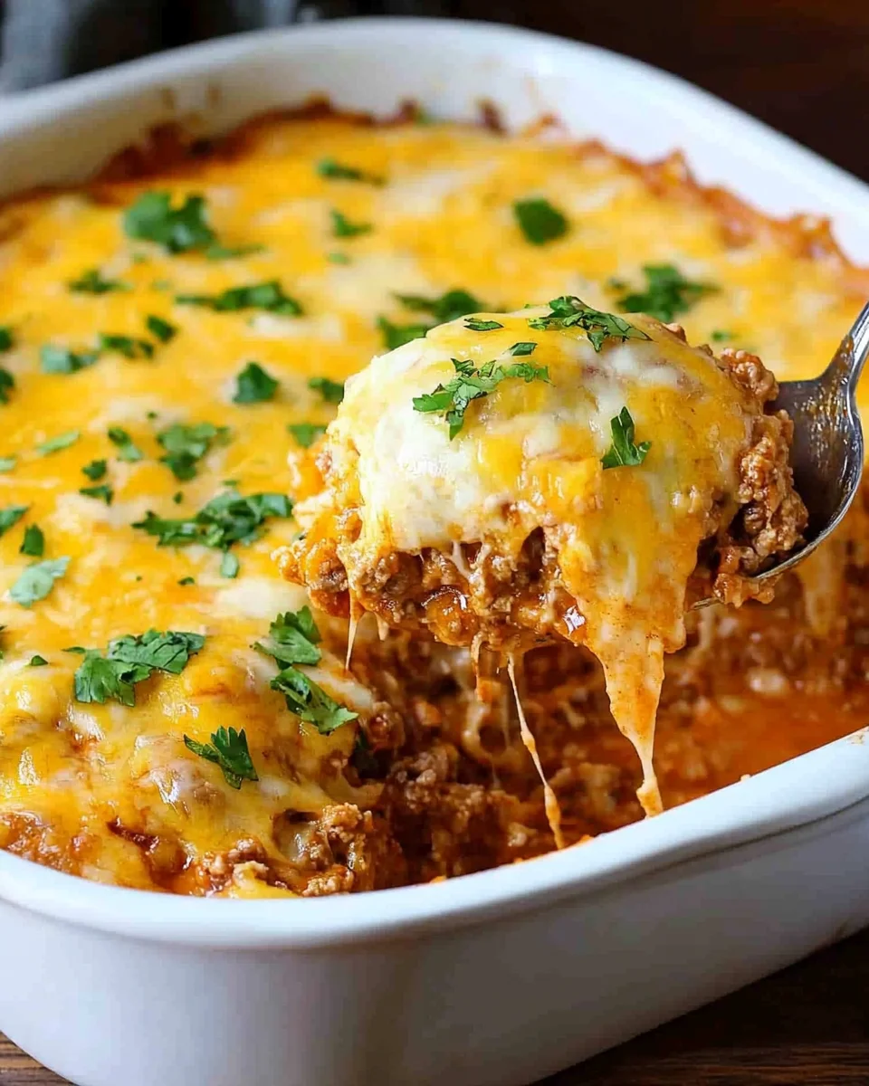 Beef Enchilada Casserole Beef
