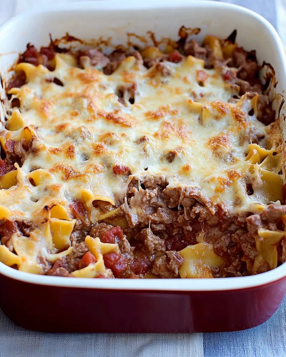 Beef Lombardi Casserole Beef