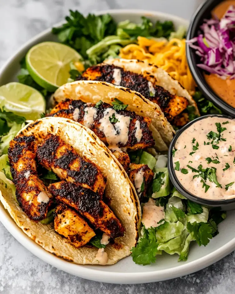 Blackened Fish Tacos