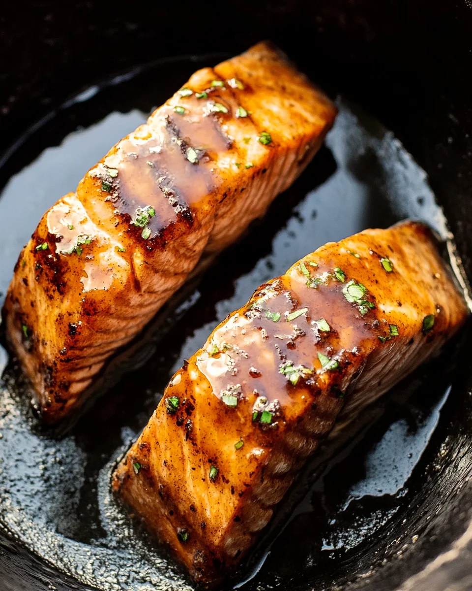 Brown Sugar Glazed Salmon Brown