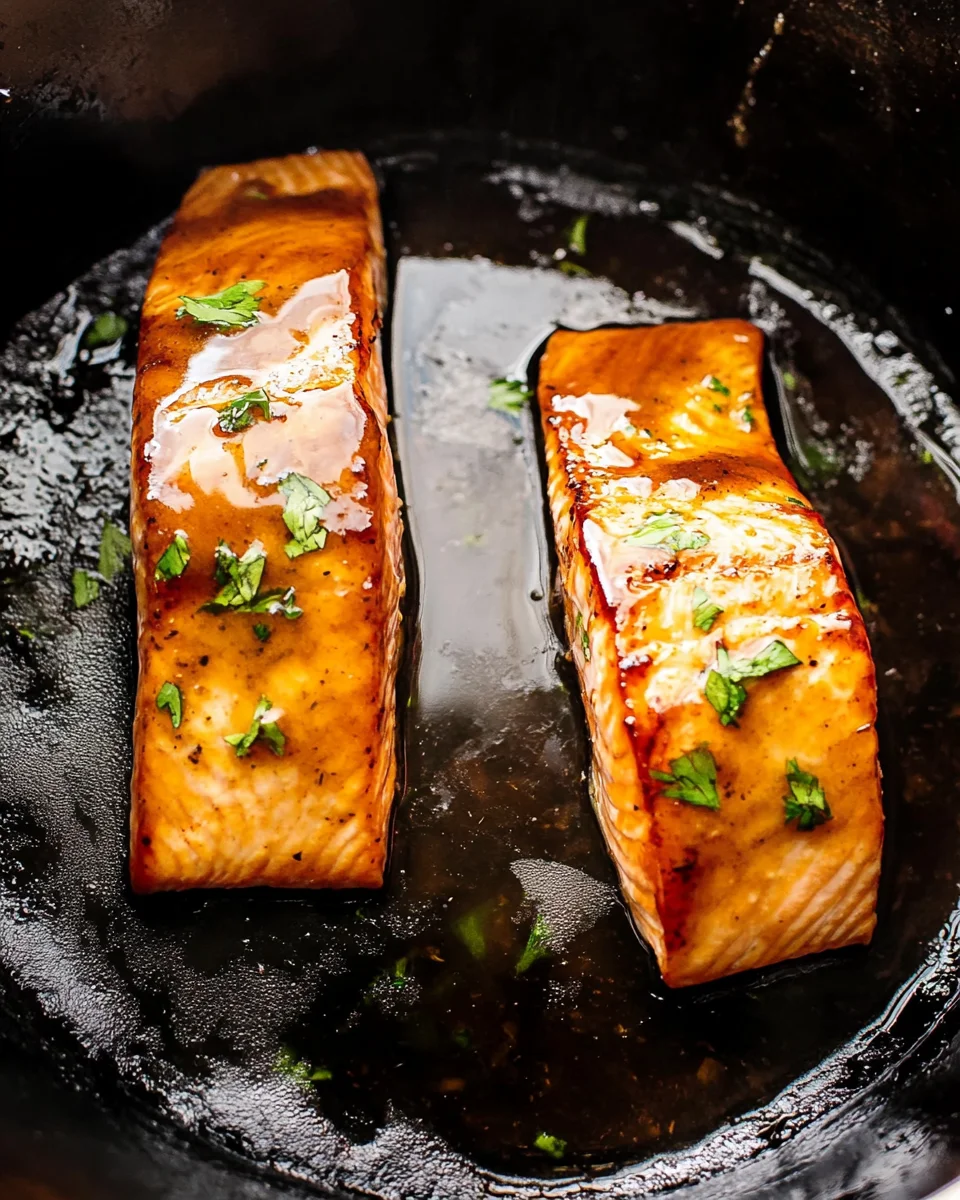 Brown Sugar Glazed Salmon Brown