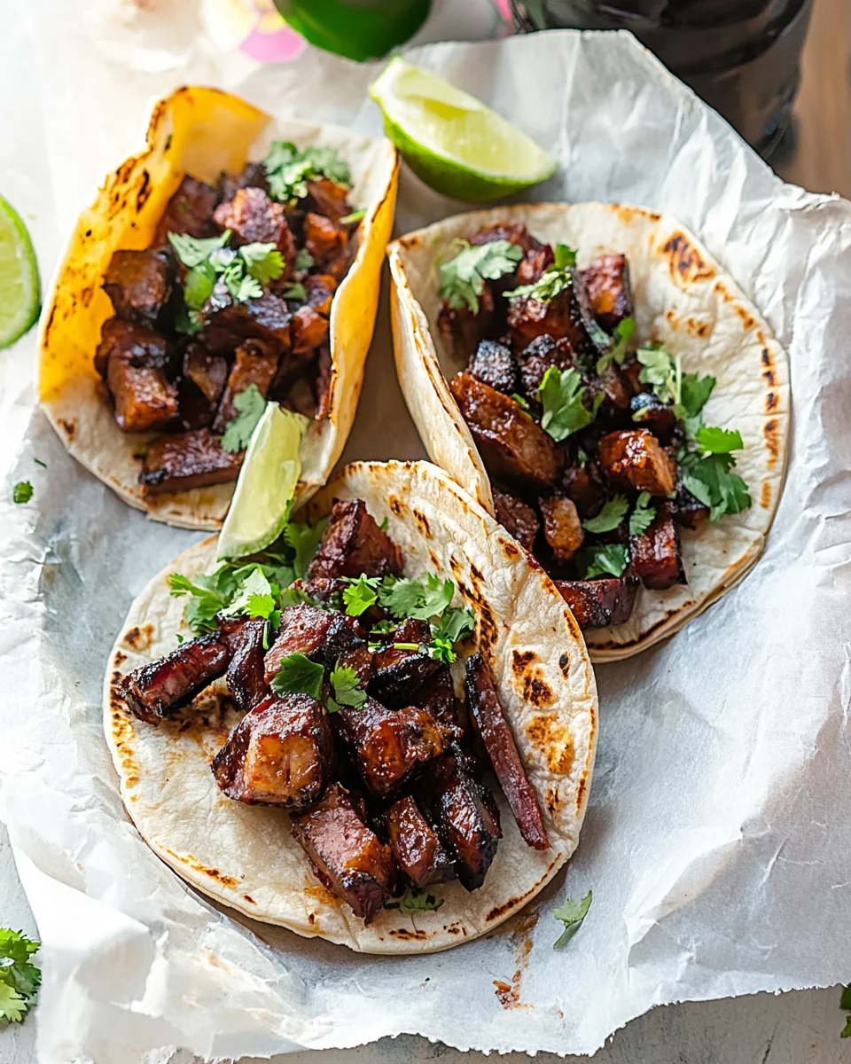 Carne Asada Mexican Street Tacos Carne