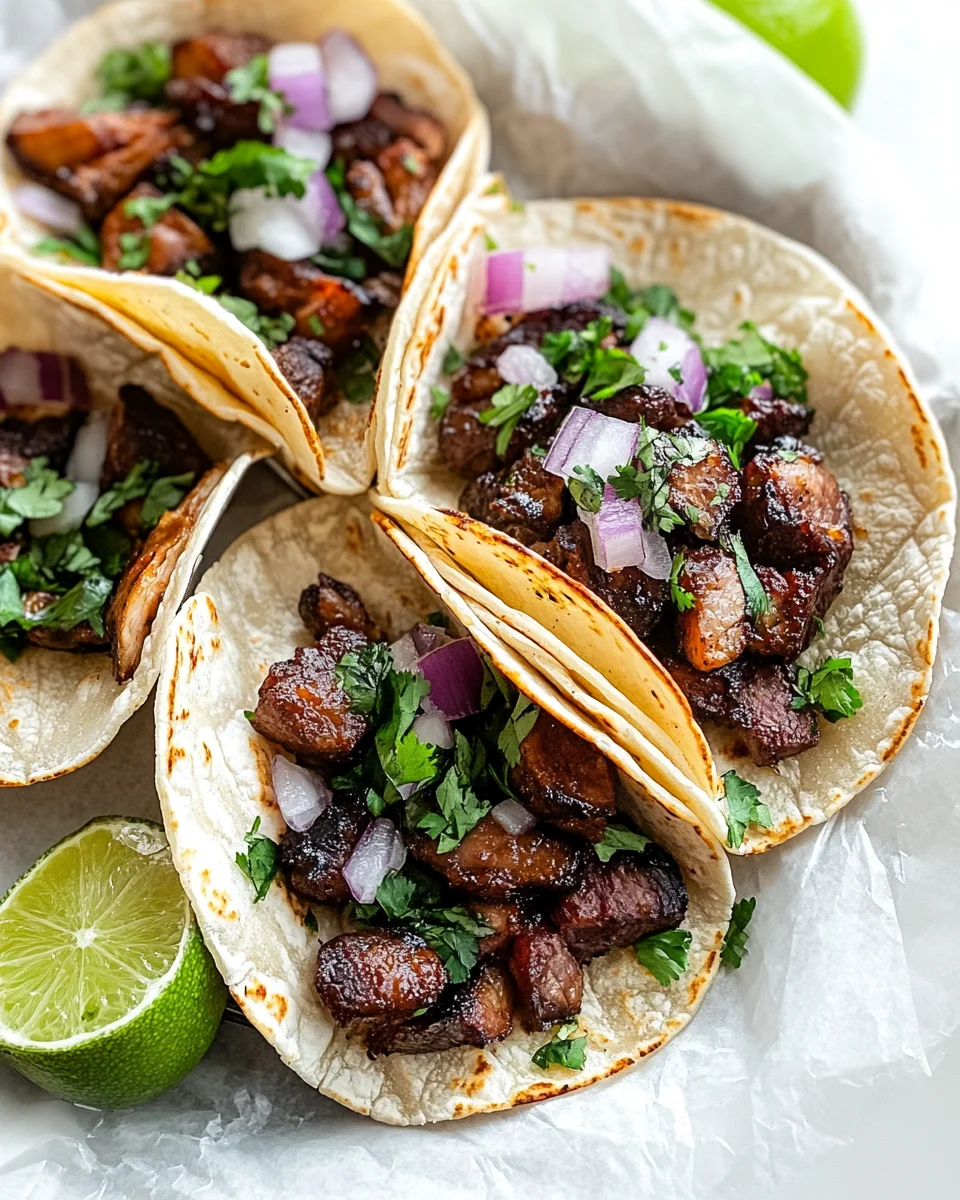 Carne Asada Mexican Street Tacos Carne