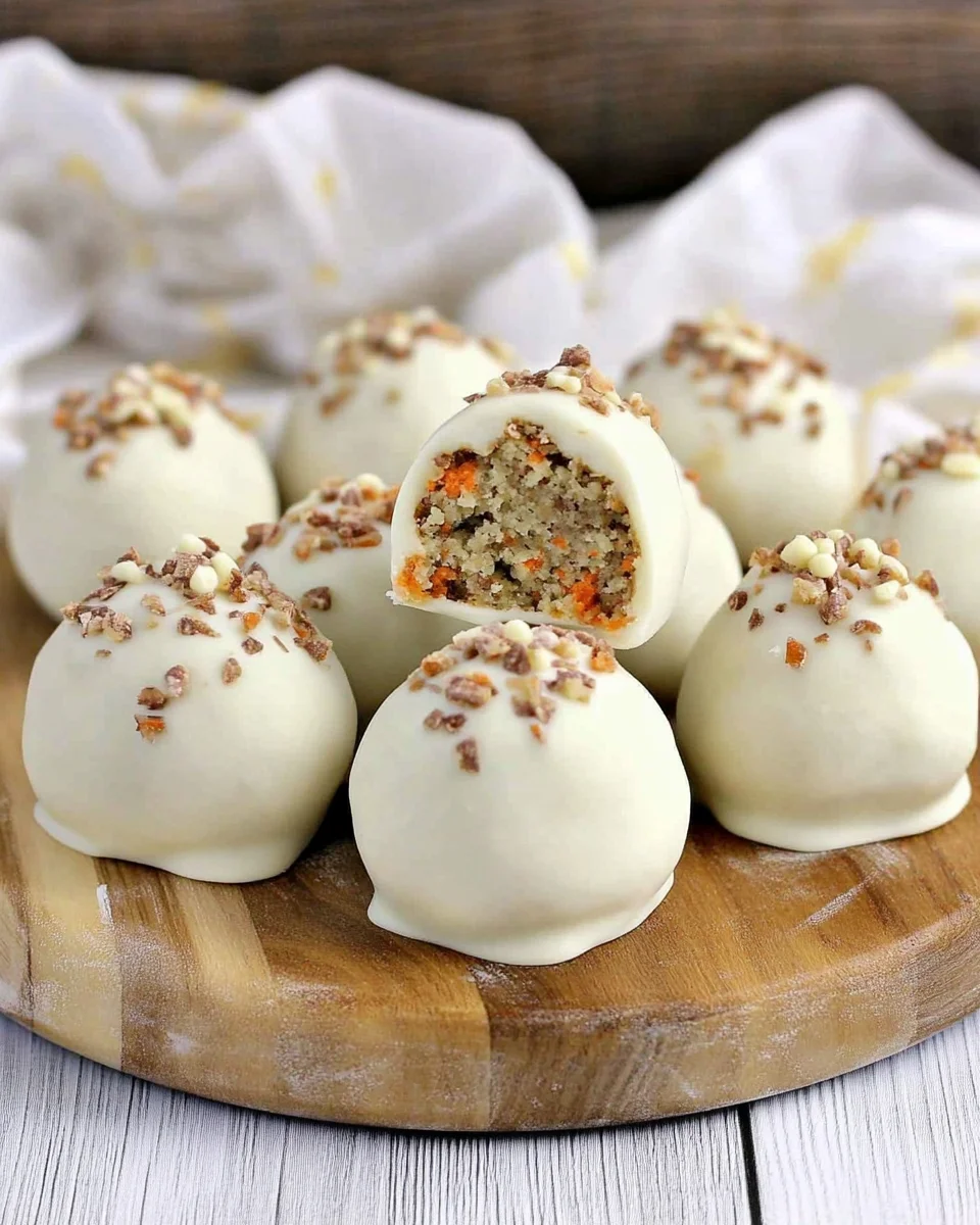 Carrot Cake Ball Truffles Carrot
