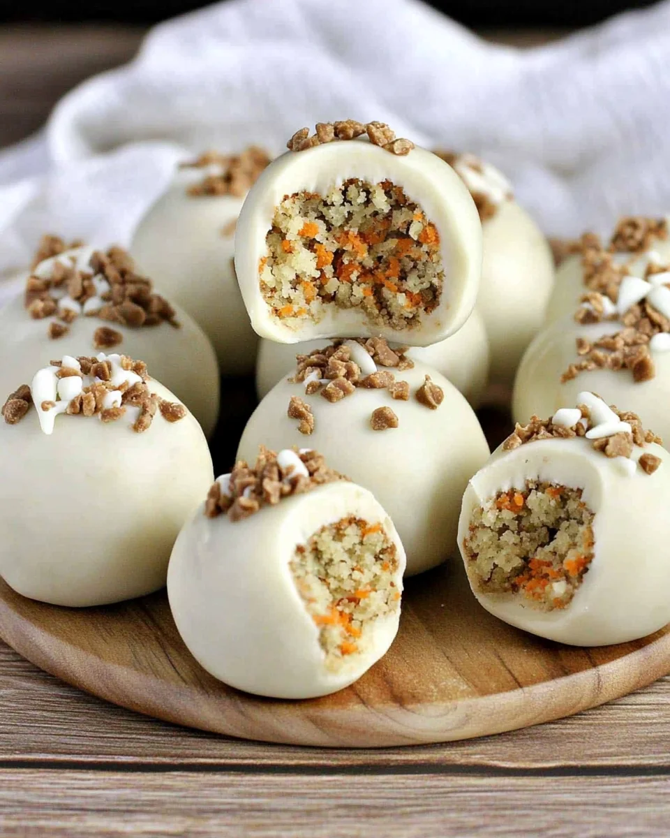Carrot Cake Ball Truffles Carrot