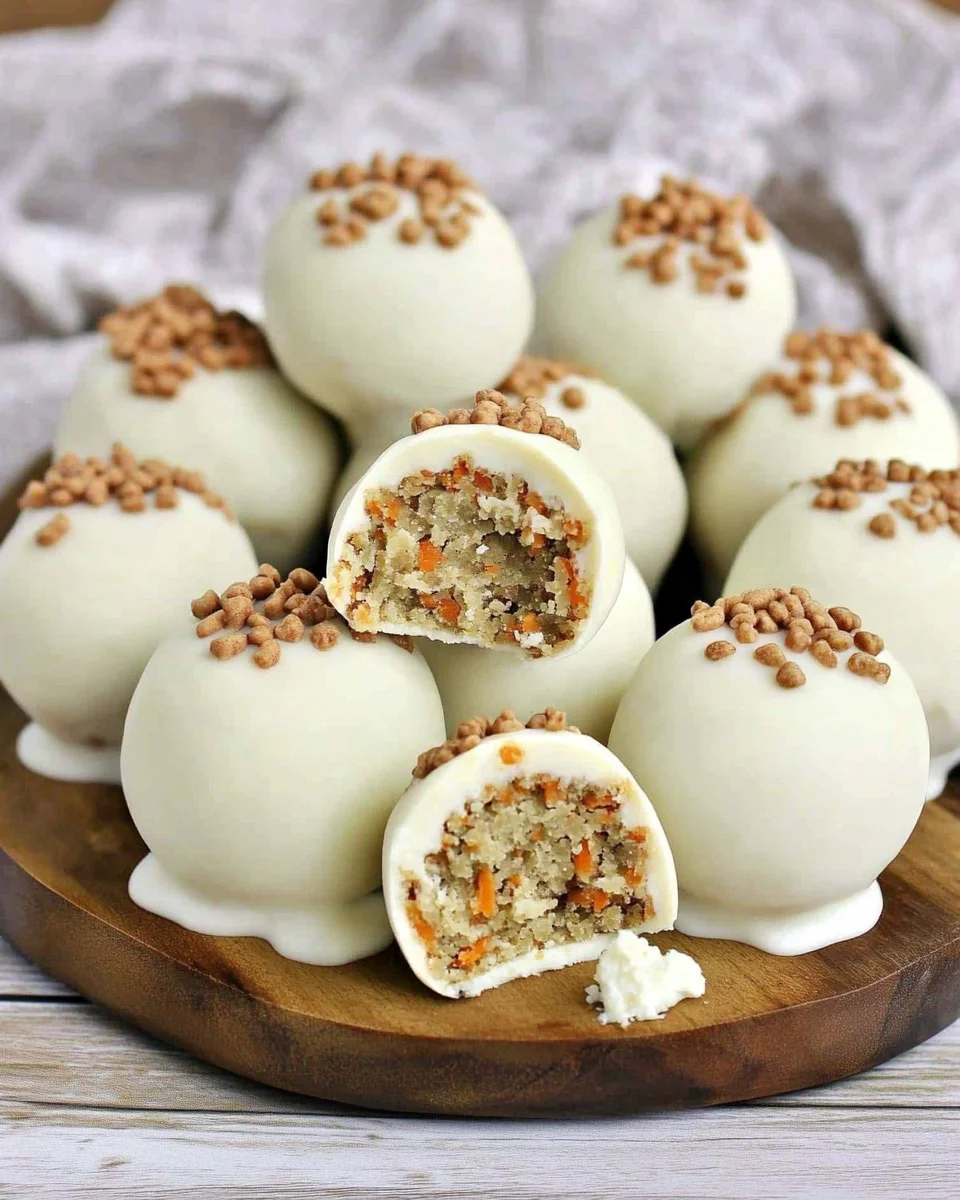 Carrot Cake Ball Truffles Carrot