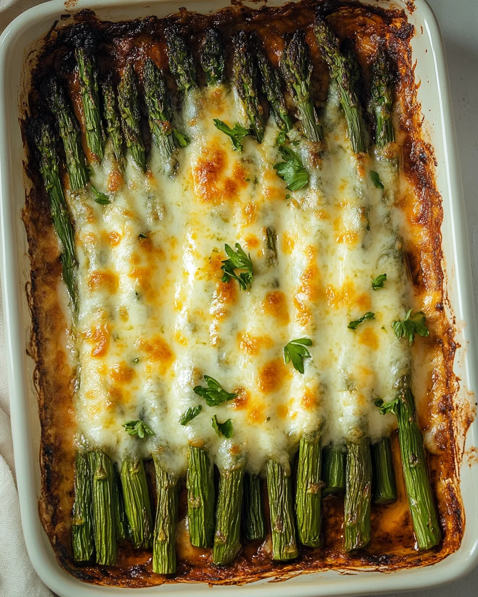 Cheesy Baked Asparagus