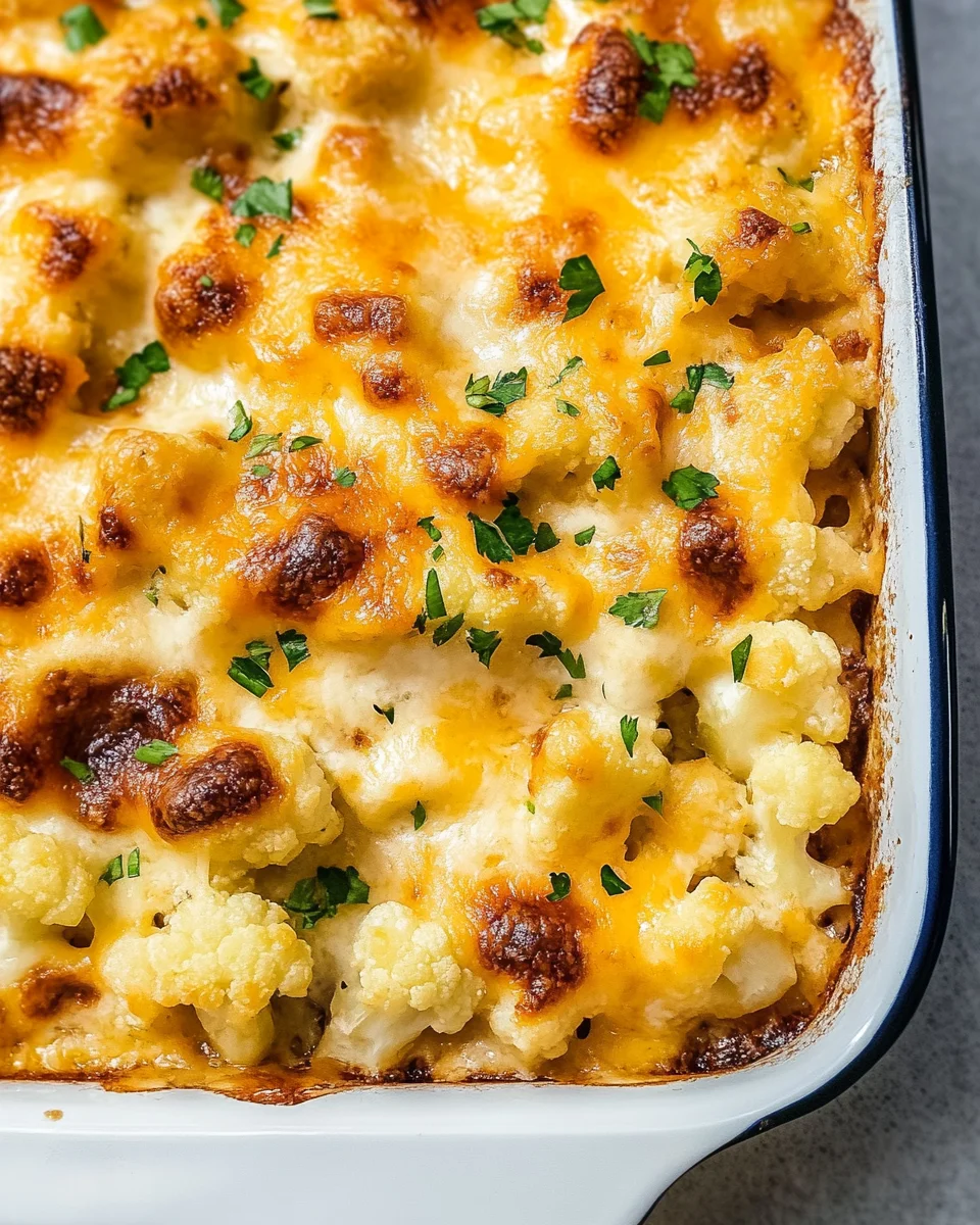 Cheesy Cauliflower Bake