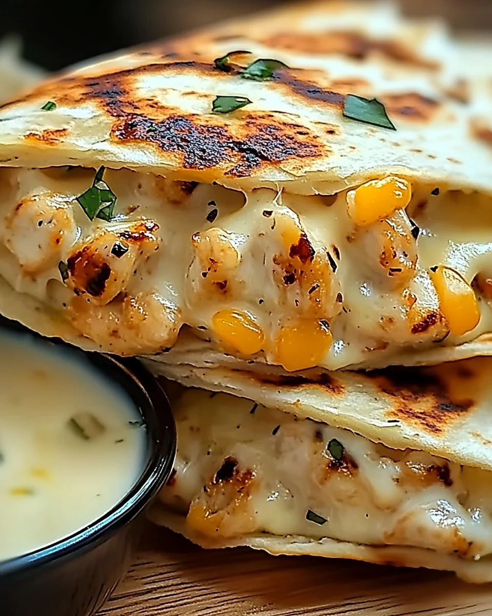 Cheesy Garlic Chicken Wraps Cheesy