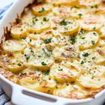 Cheesy Garlic Scalloped Potatoes