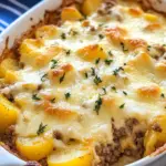 Cheesy Hamburger Potato Casserole