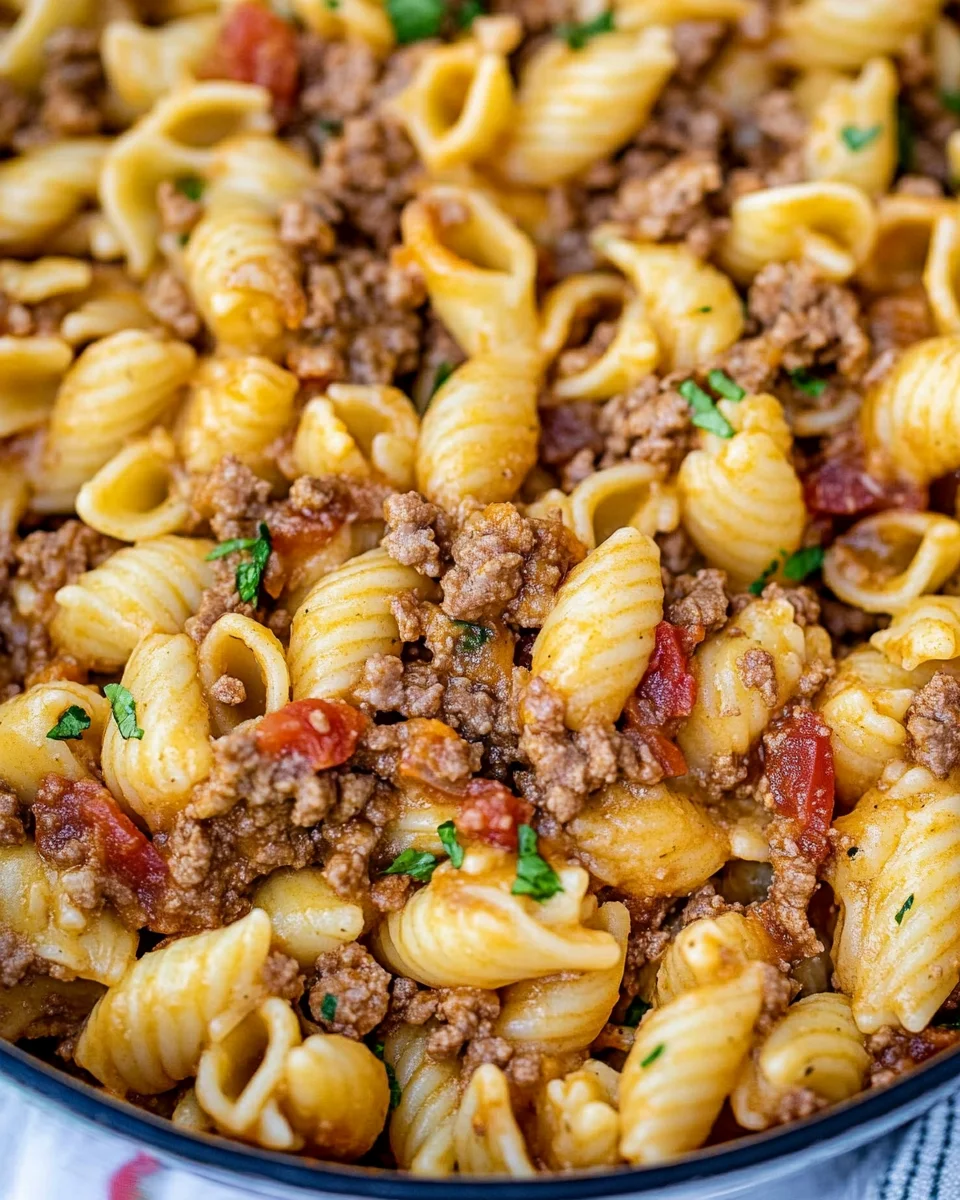 Cheesy Taco Pasta Cheesy