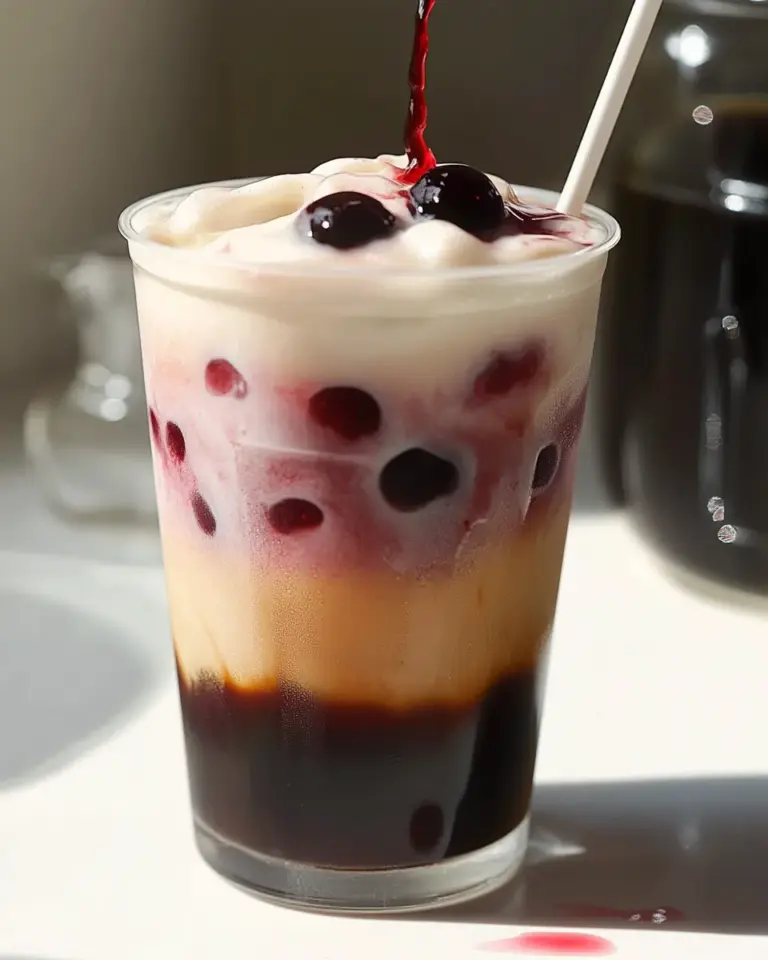 Cherry Vanilla Iced Latte