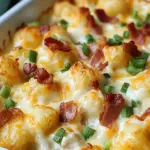 Chicken Bacon Ranch Tater Tot Casserole