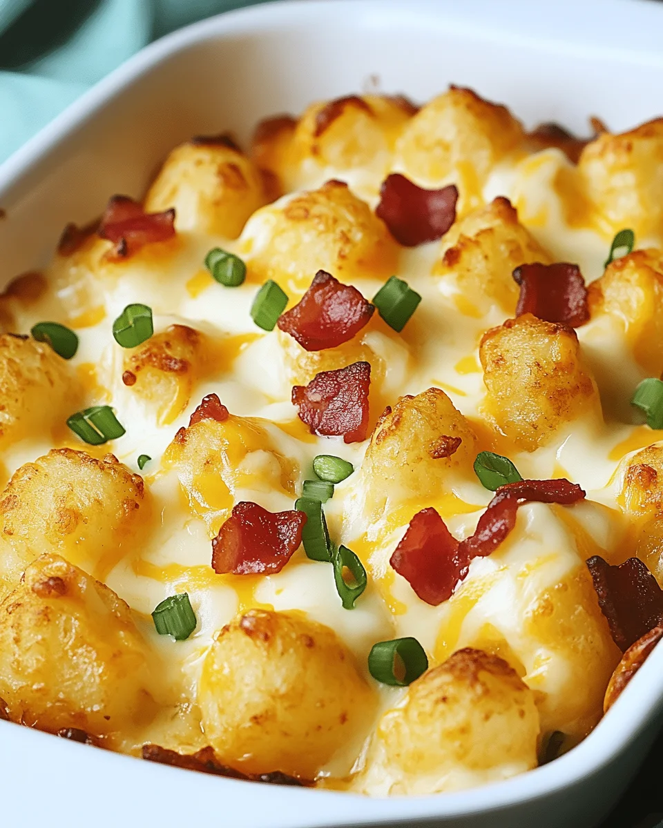 Chicken Bacon Ranch Tater Tot Casserole Chicken