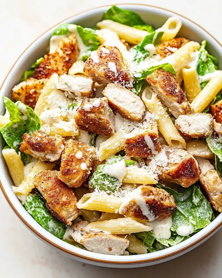 Chicken Caesar Pasta Salad