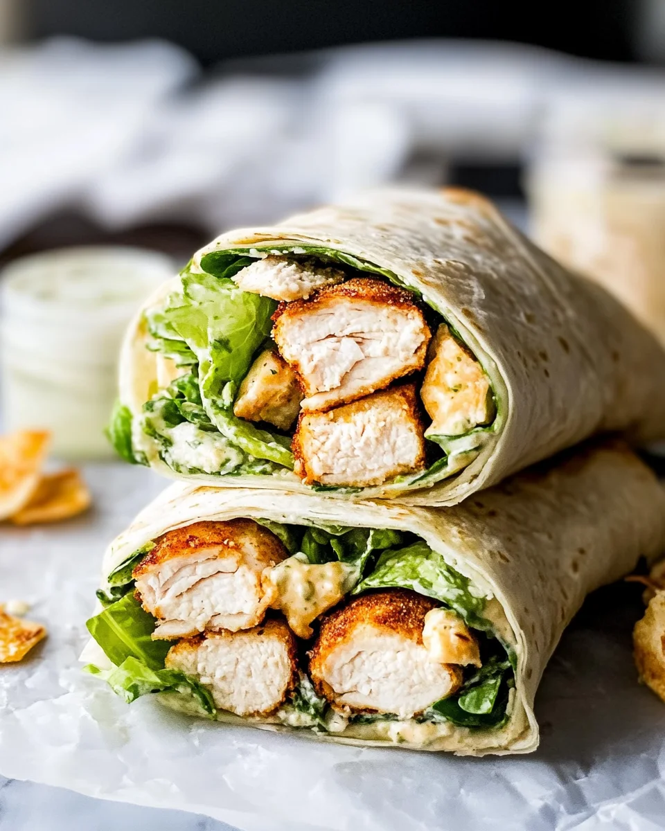 Chicken Caesar Wrap Chicken
