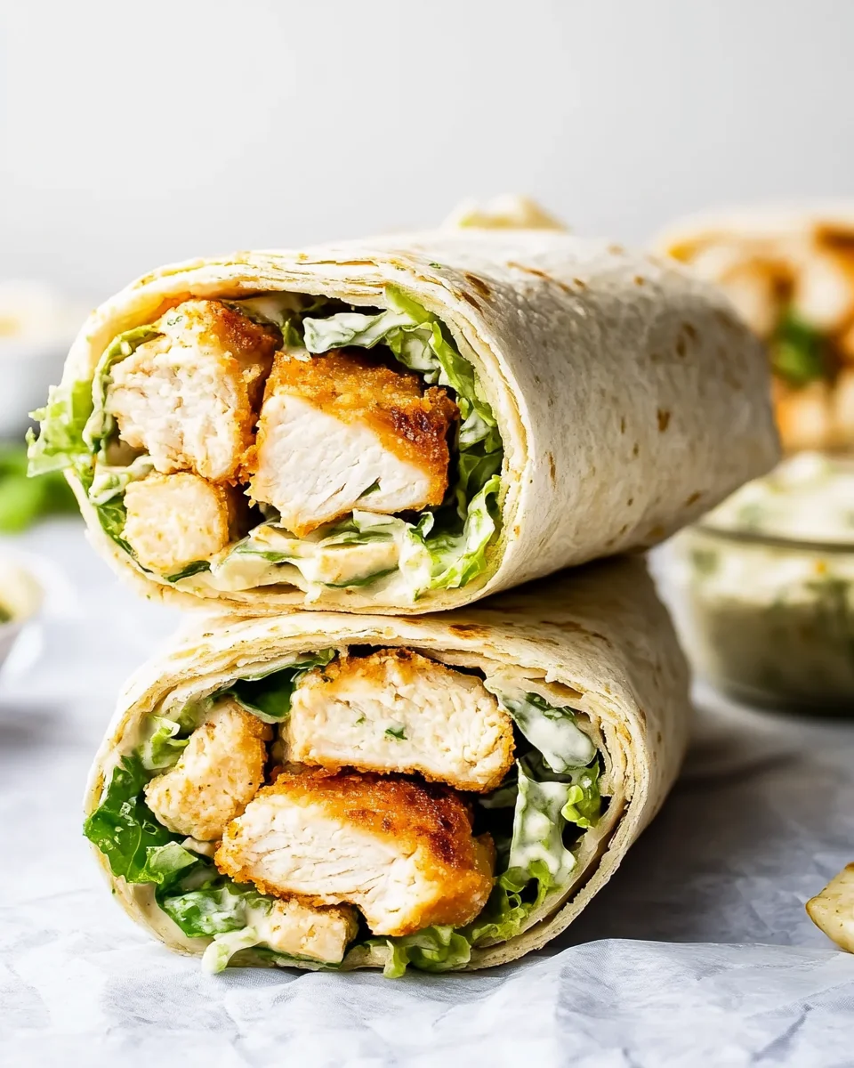 Chicken Caesar Wrap Chicken
