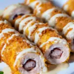 Chicken Cordon Bleu with Cheese Sauce