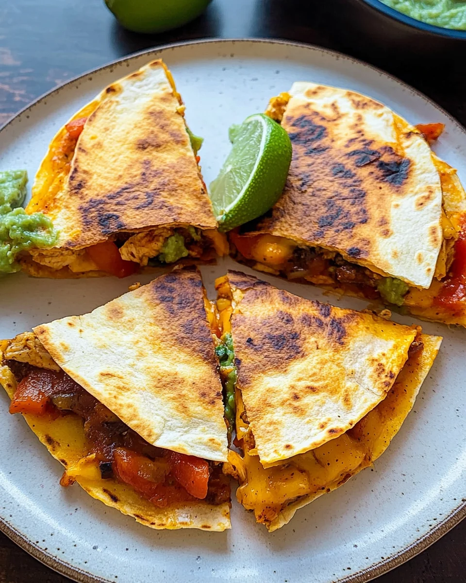 Chicken Fajita Quesadillas Chicken