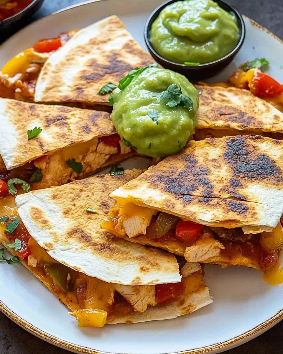 Chicken Fajita Quesadillas Chicken