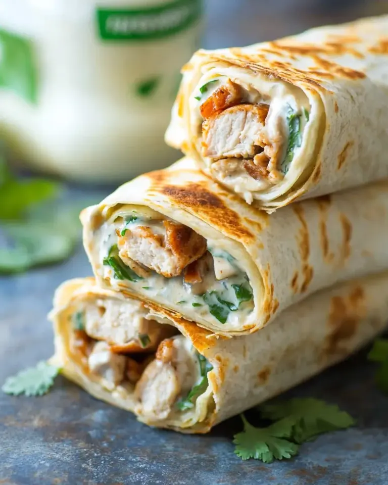 Chicken Ranch Wraps