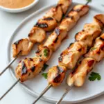 Chicken Satay with Peanut Sauce