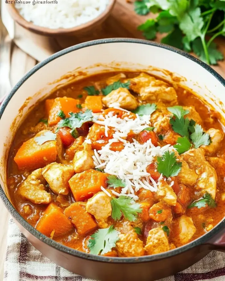 Chicken Sweet Potato Curry