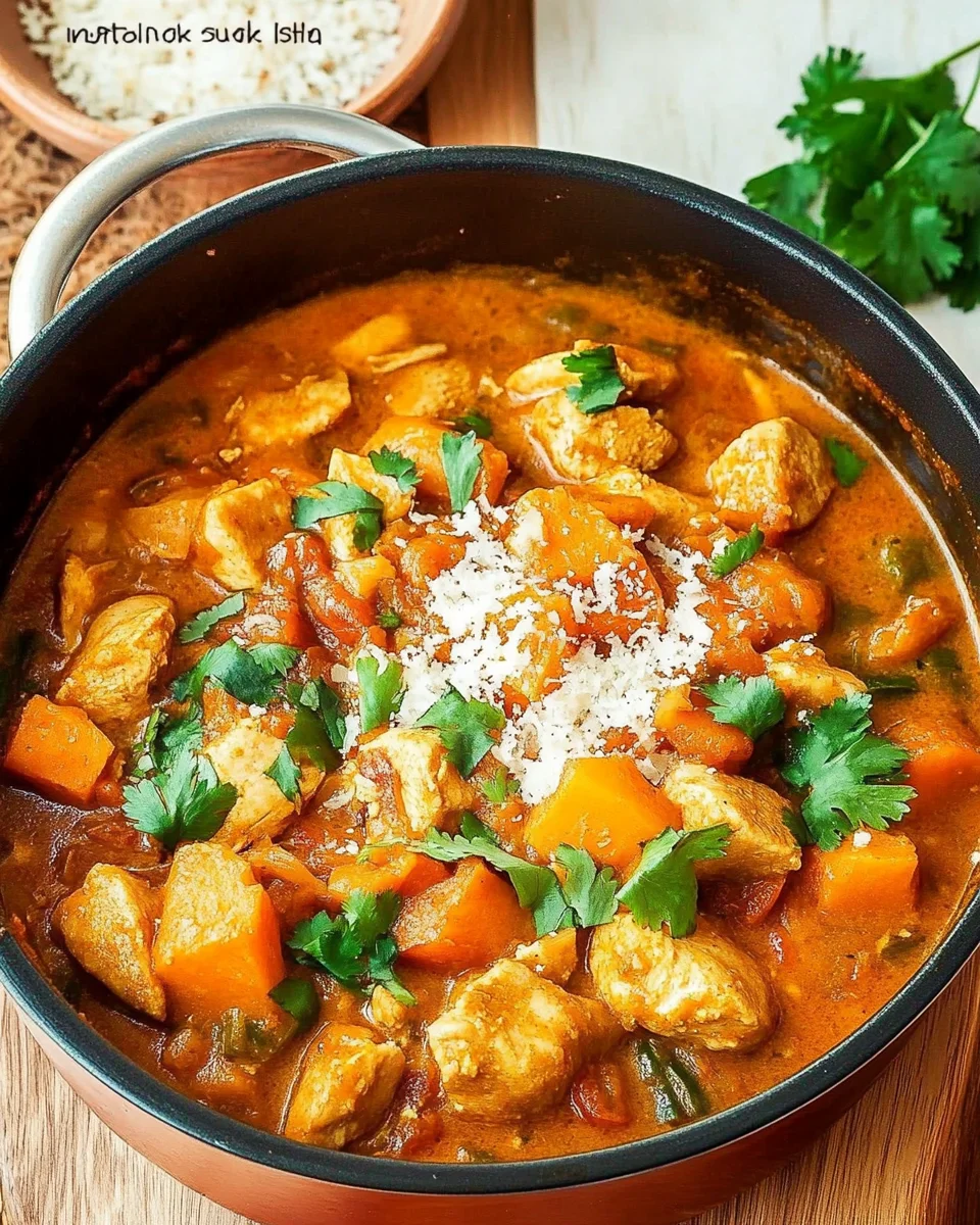 Chicken Sweet Potato Curry Chicken