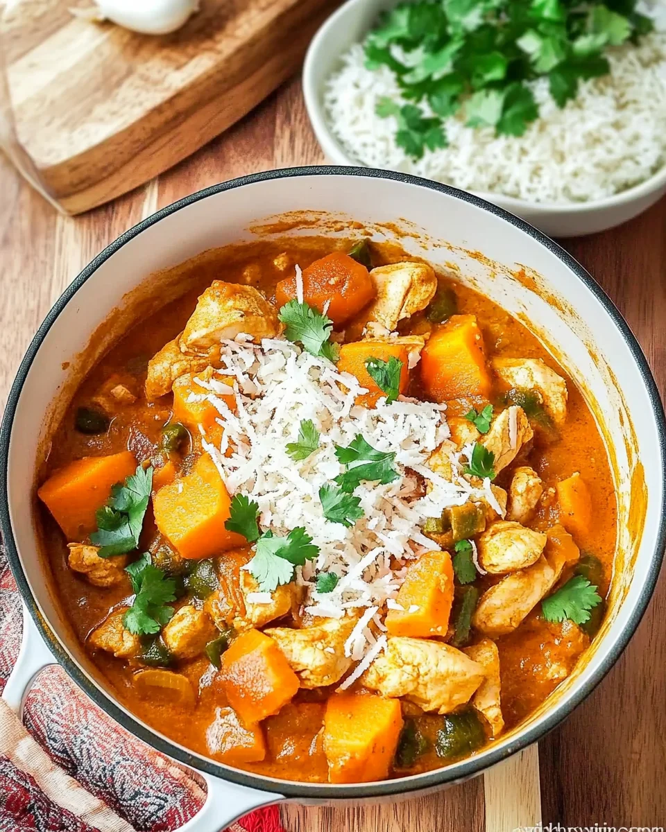 Chicken Sweet Potato Curry Chicken