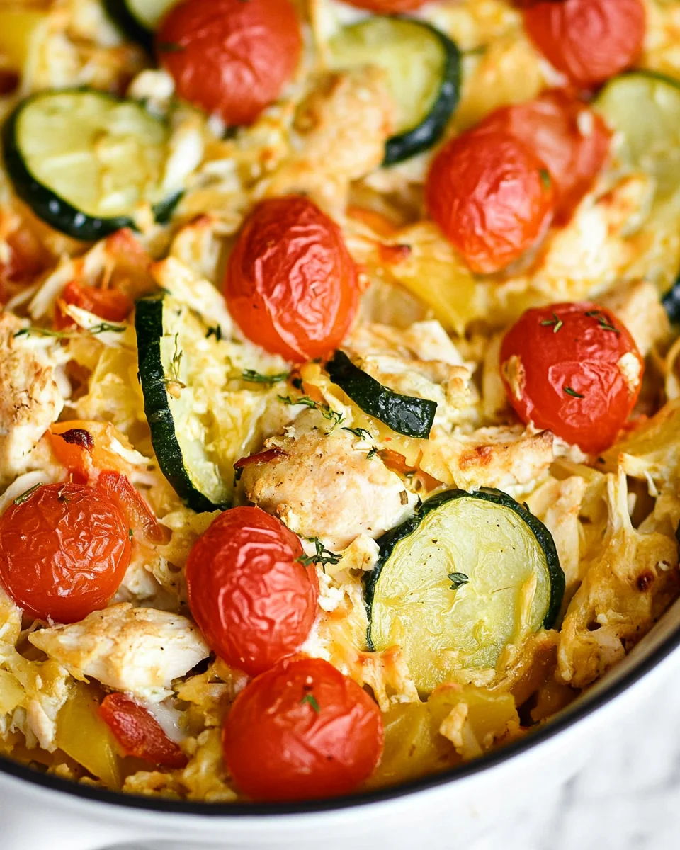 Chicken Tzatziki Casserole Chicken