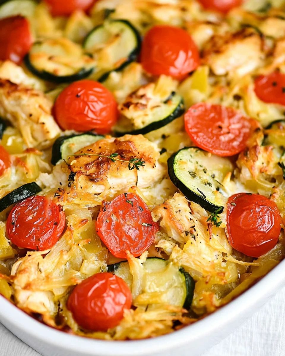 Chicken Tzatziki Casserole Chicken
