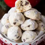 Chocolate Chip Snowball Cookies