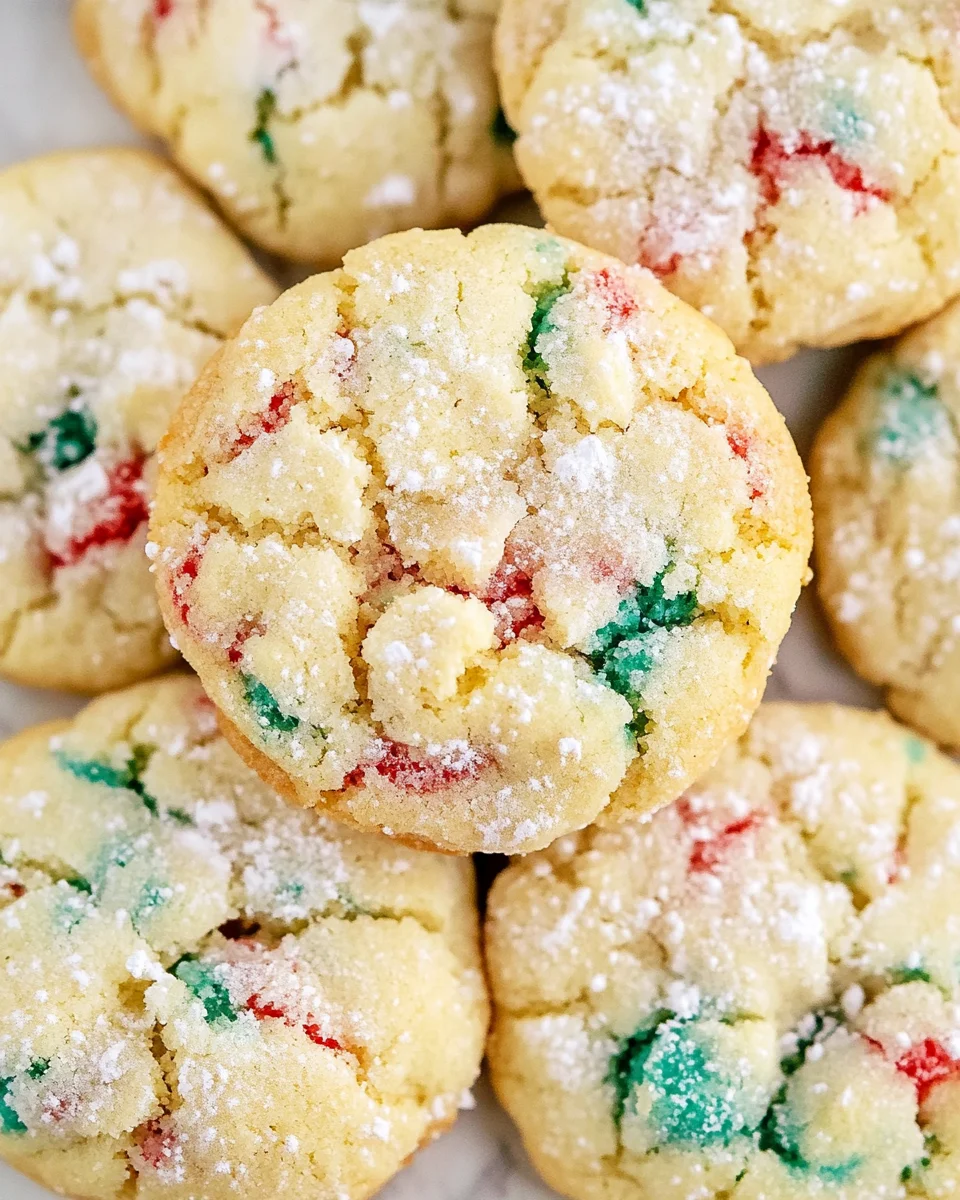 Christmas Gooey Butter Cookies Christmas