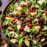 Christmas Salad with Honey Mustard Dressing
