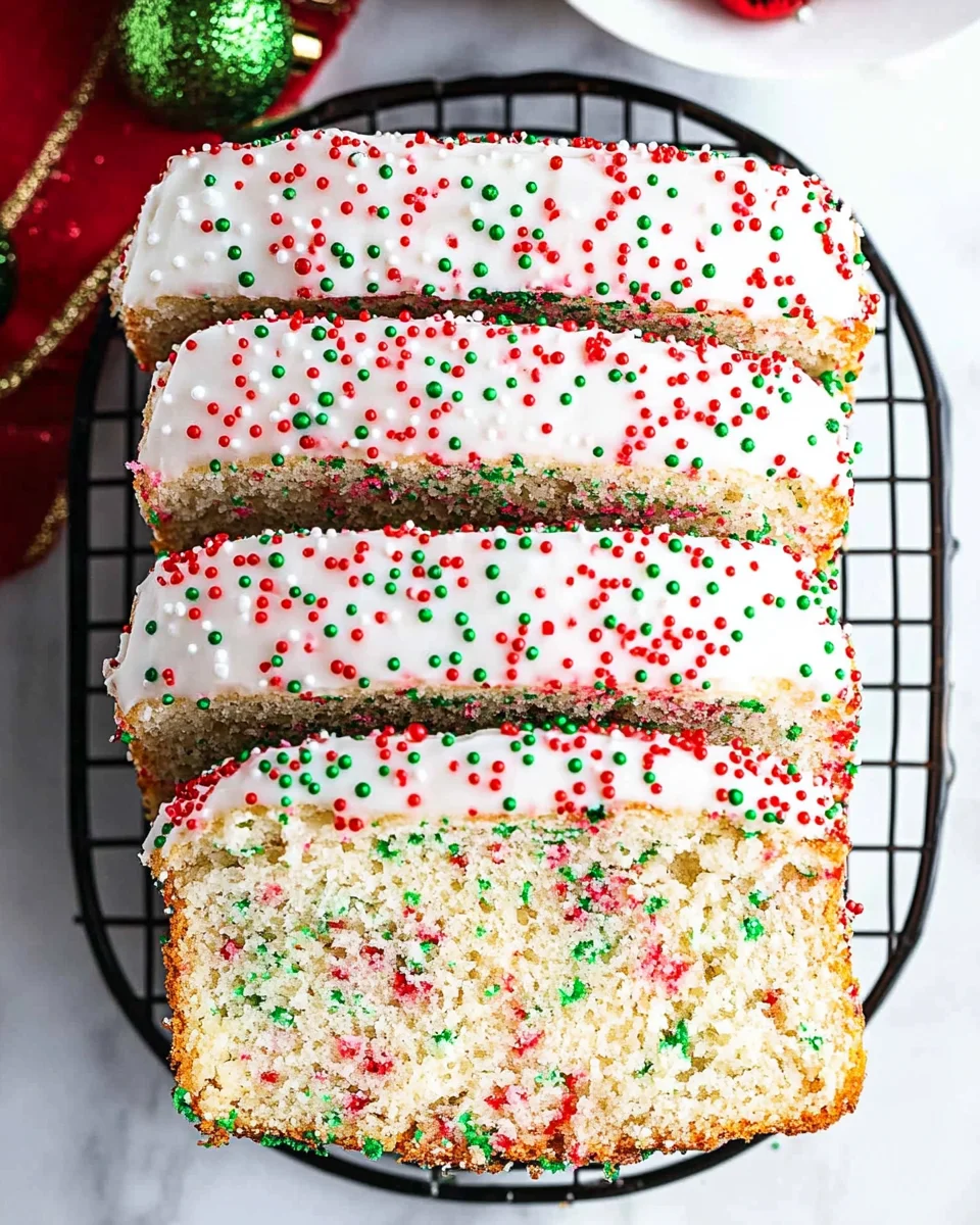 Christmas Sprinkle Buttermilk Bread Christmas